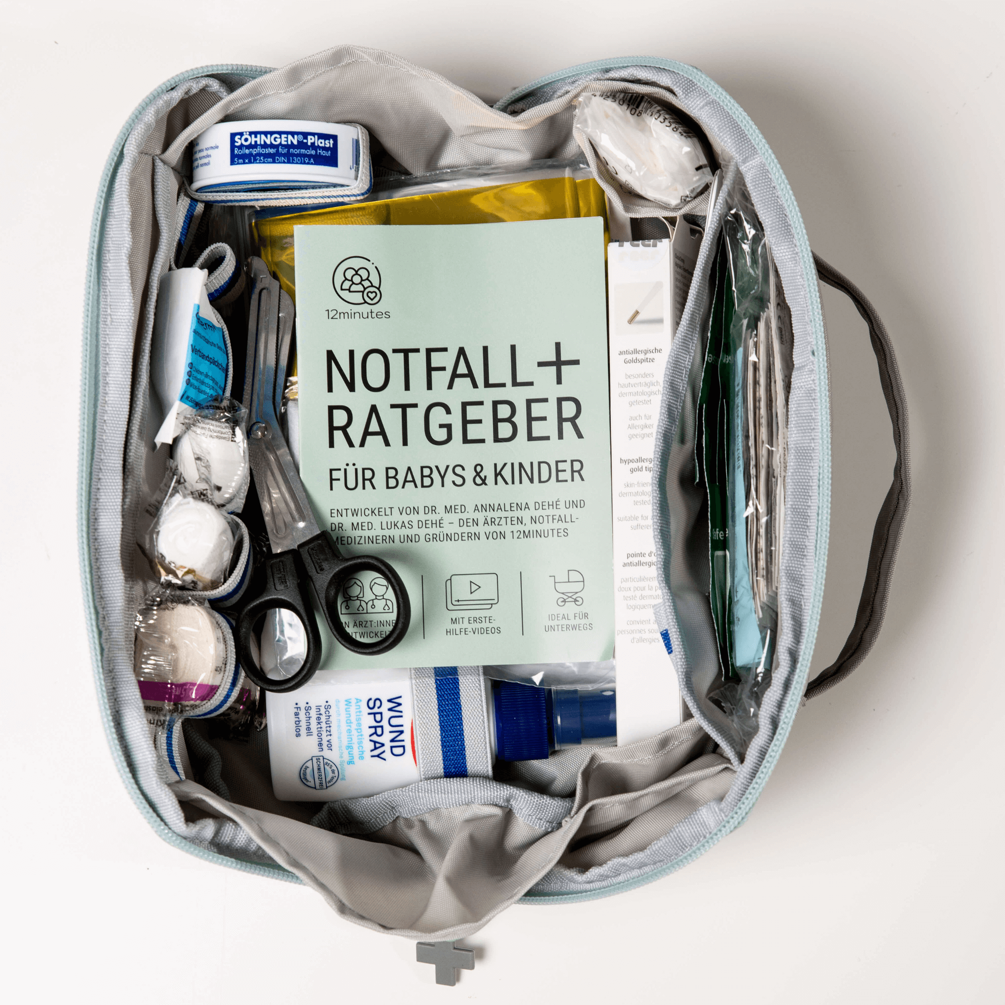 Produktfoto Erste-Hilfe Tasche geöffnet von oben