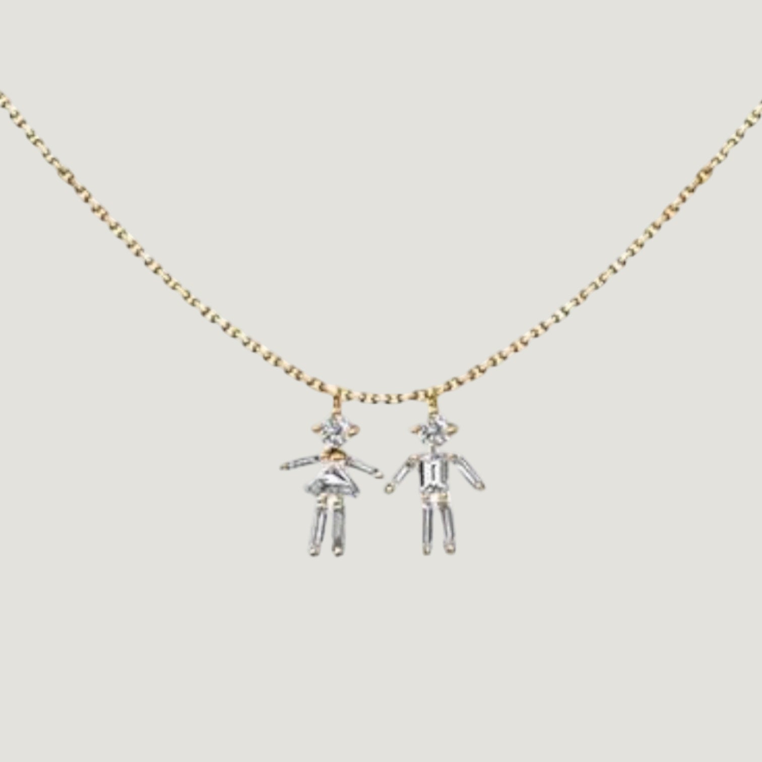 April-First-Berlin-Fine-Jewelry-18K-Gold-2-Little-Ones-Necklace