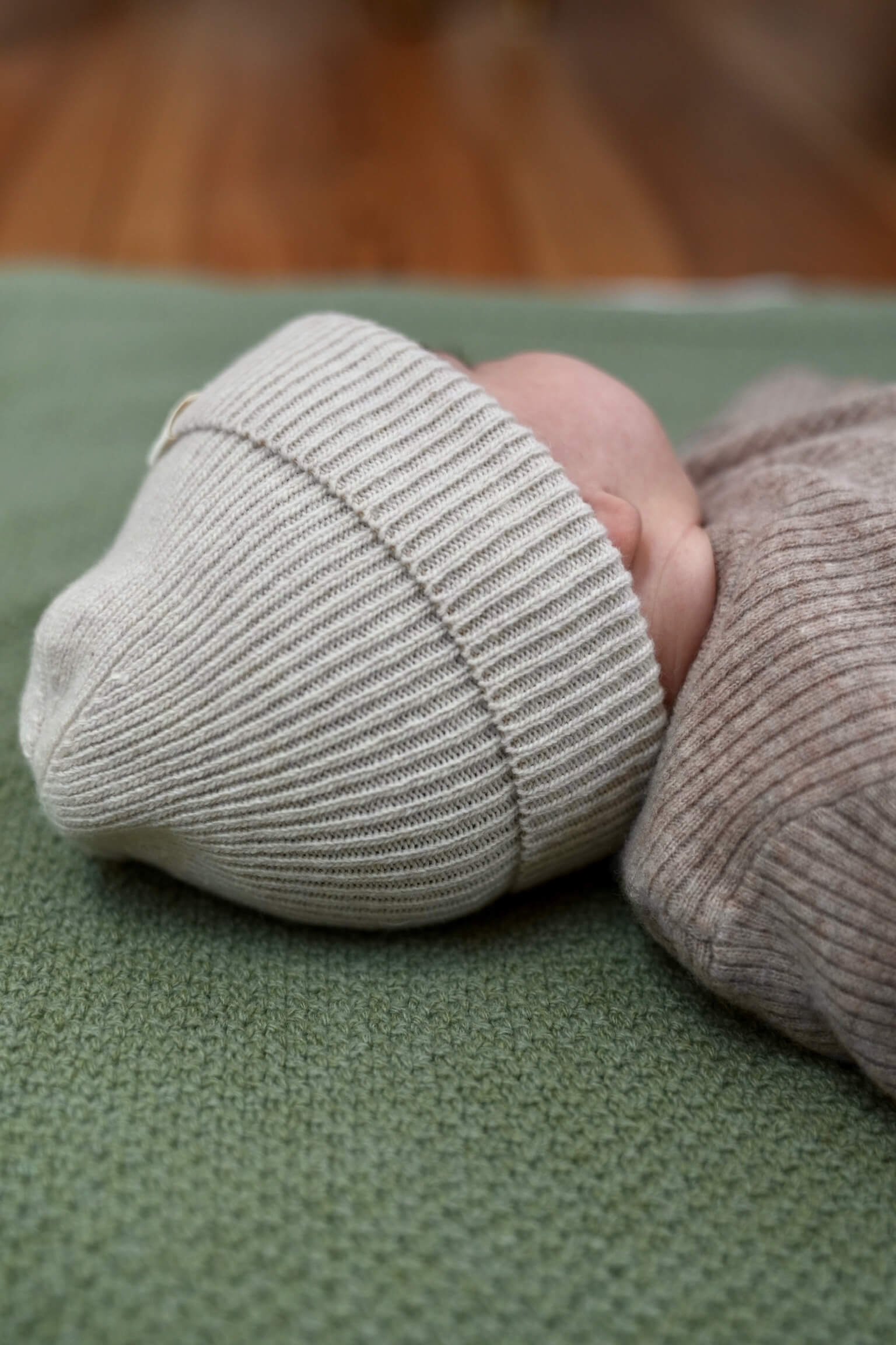 Baby Beanie aus Wolle (Merino)