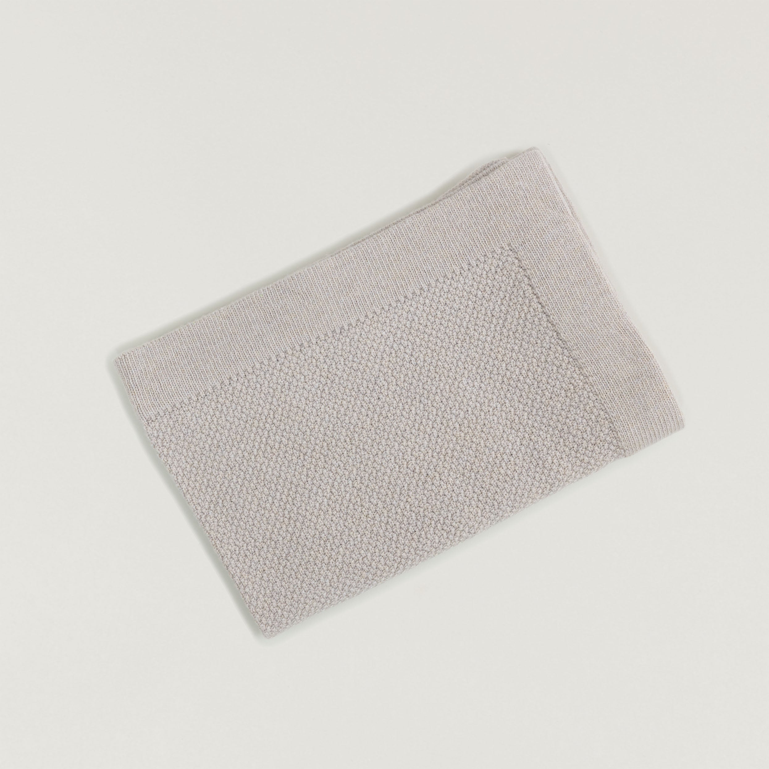 Baby Decke Struktur Pale Taupe Babybox Collection