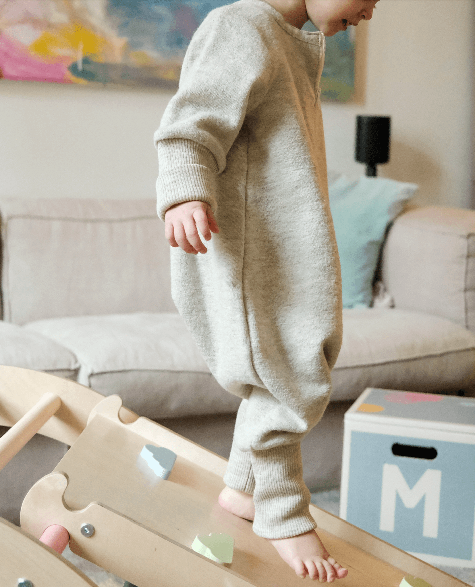 Produktfoto am Kind Kleinkindschlafsack