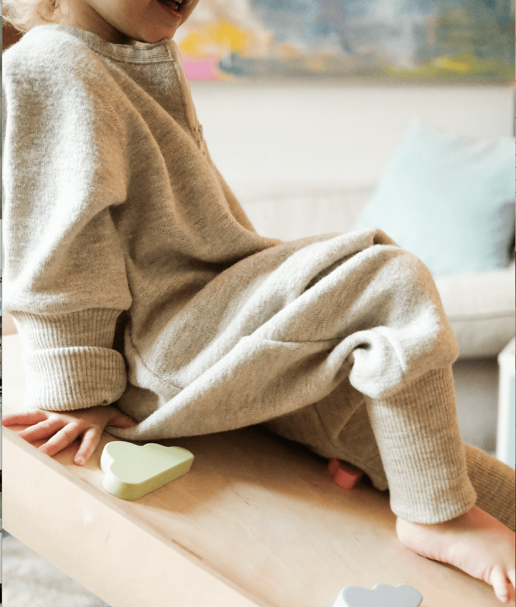 Produktfoto am Kind Kleinkindschlafsack