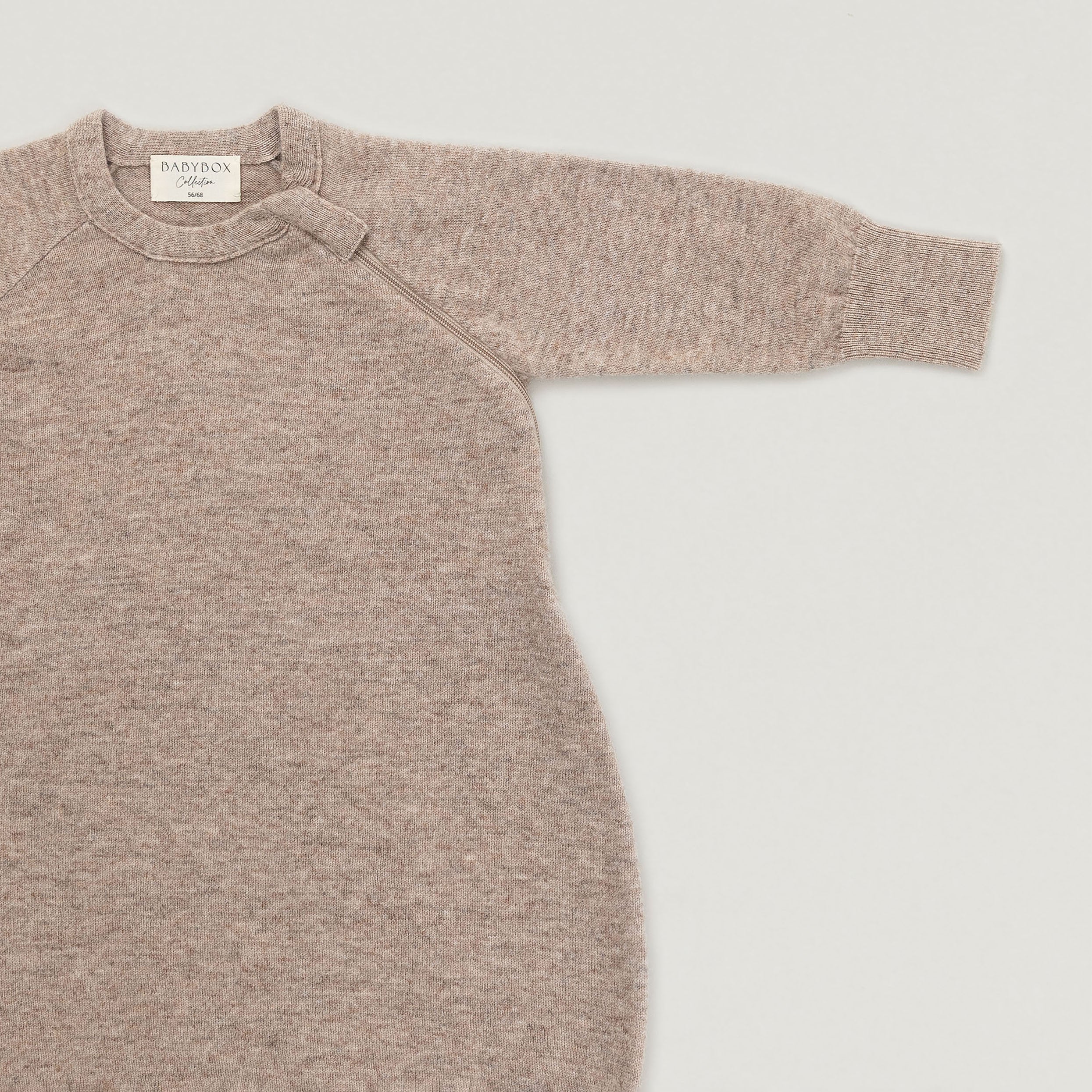 Produktfoto Babybox Collection Schlafsack in Sand Nahaufnahme