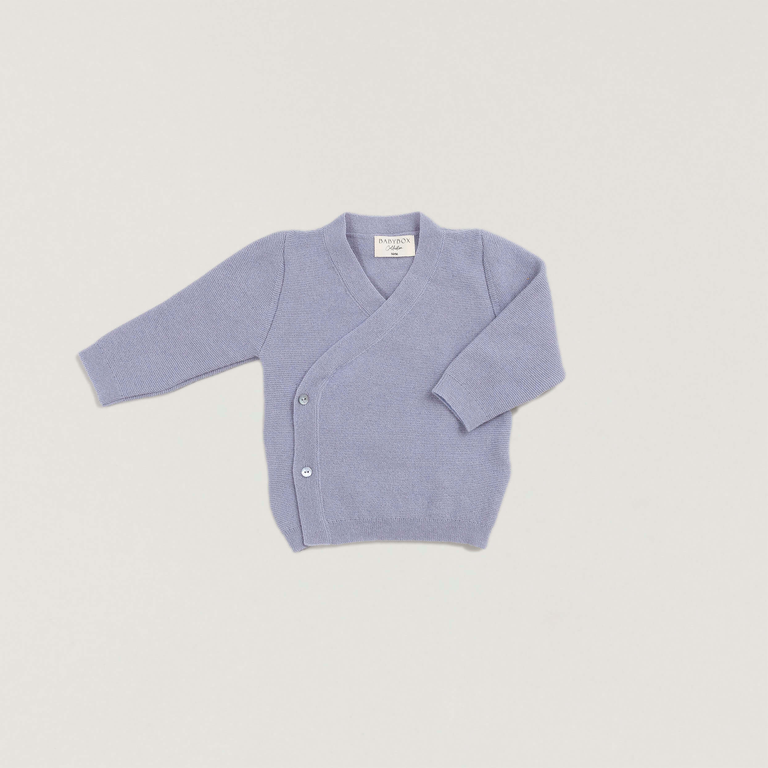 Produktfoto Babybox Collection Schluettli aus Merinowolle in dusty-blue