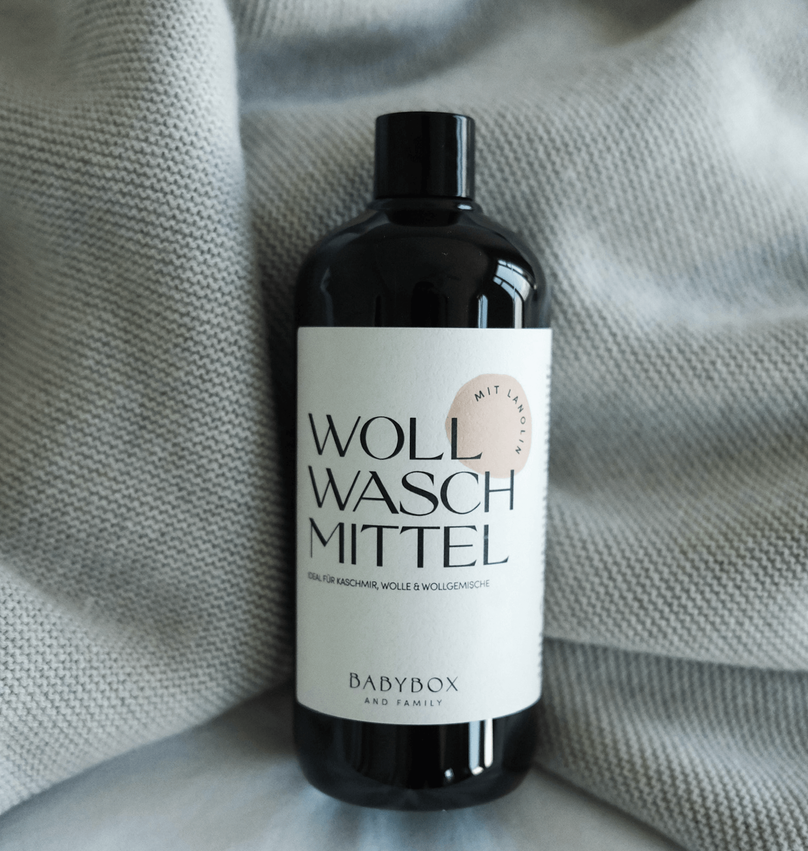 Produktfoto Waschmittel mit Lanoline für Burger Menue