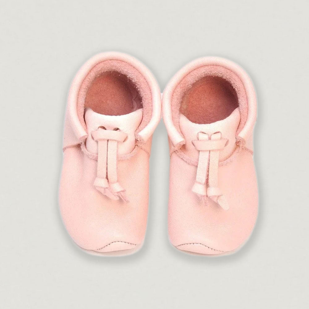 Lieblinge Barfußschuhe Sissi Rasche Krabbelschuh rosa Ansicht von oben