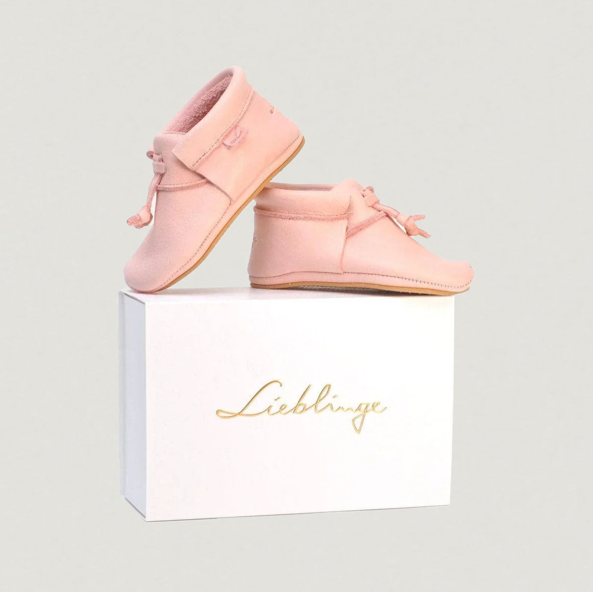 Lieblinge Barfußschuhe Sissi Rasche Lauflernschuh rosa Ansicht auf Lieblinge Box