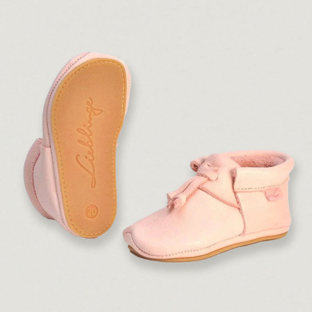 Lieblinge Barfußschuhe Sissi Rasche Lauflernschuh rosa Sohle