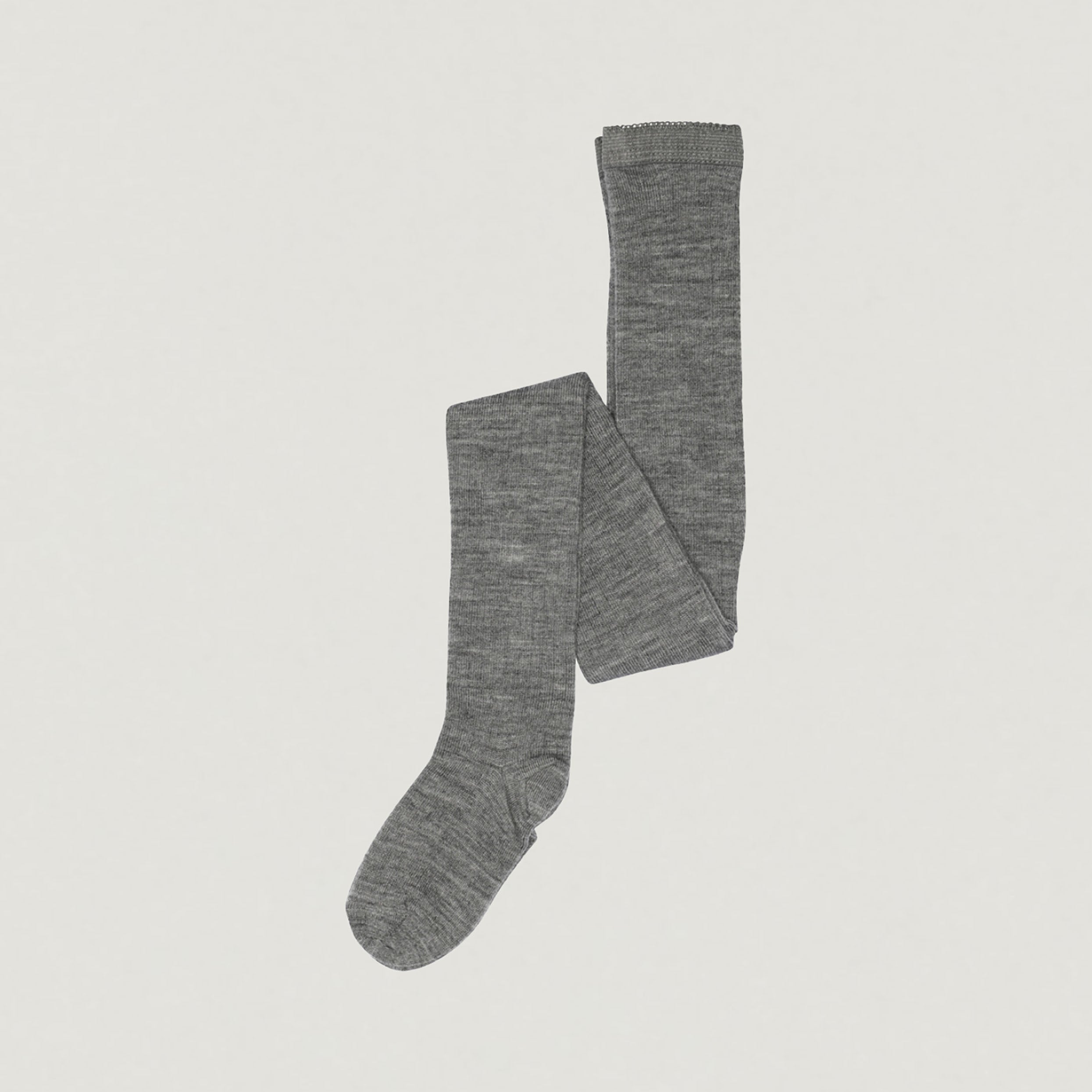 Wool Ribbed Tights in Standard Colors