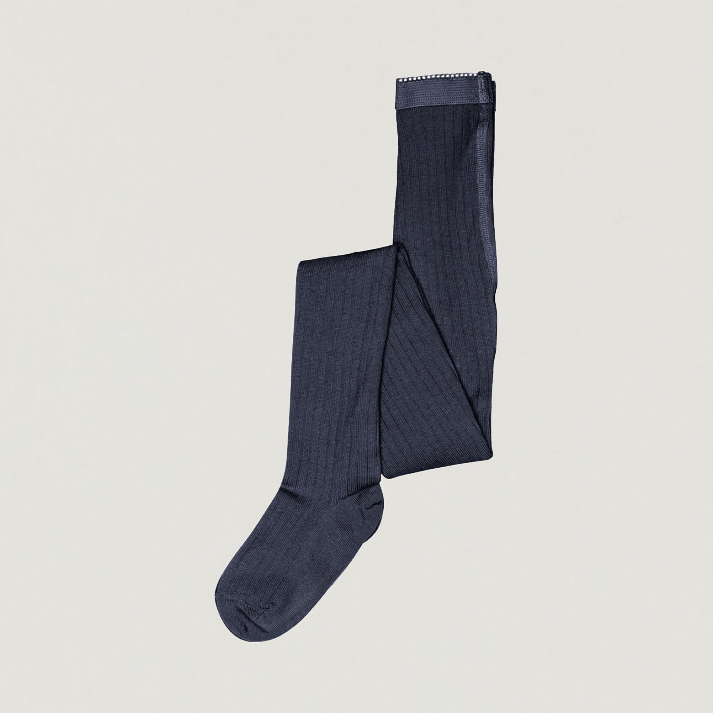 Wool Ribbed Tights in Standard Colors