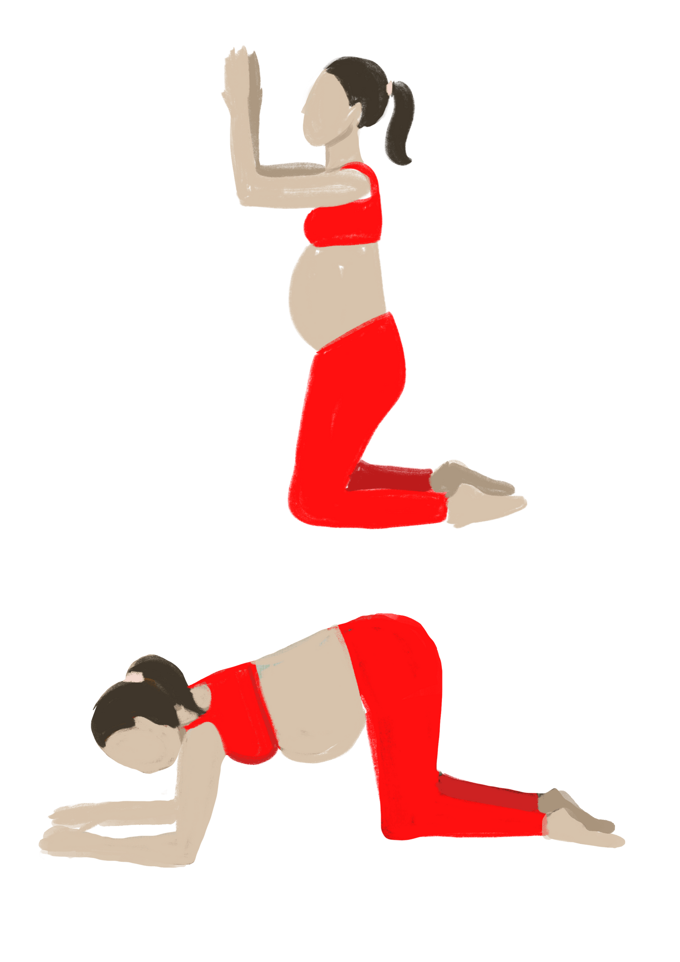 Abbildung Yoga Position Unterarmstand