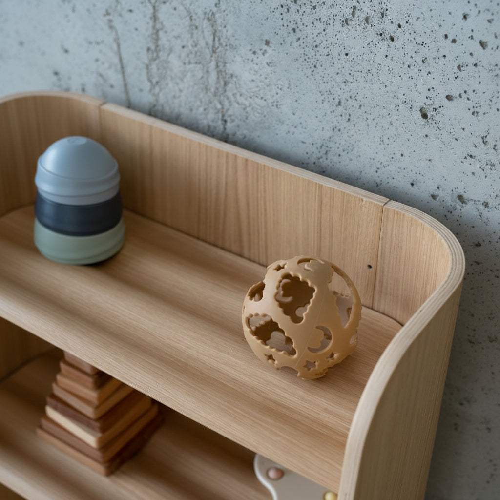 Curve Lab Bücherregal Eiche