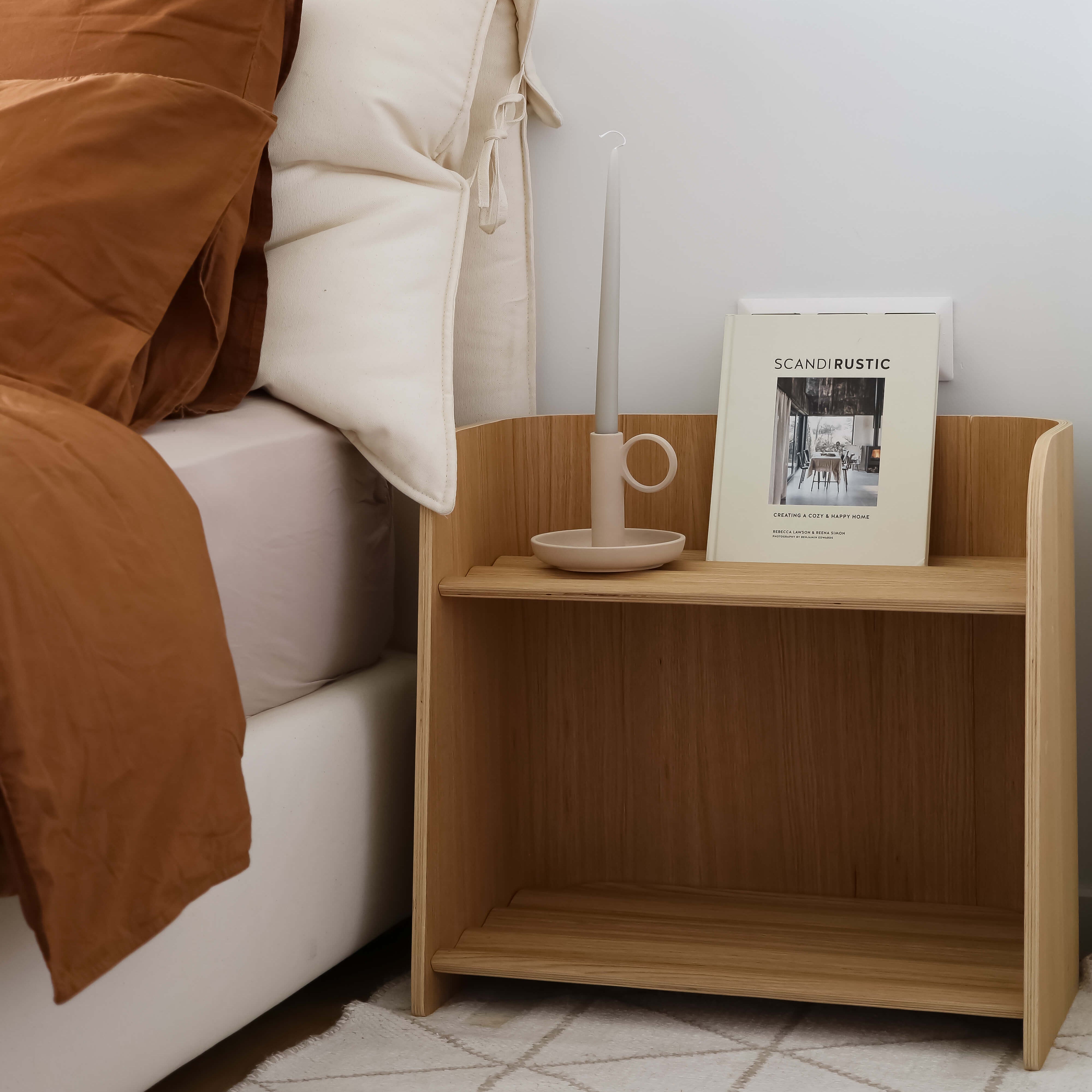 Curve Lab Book Case Small Oak
