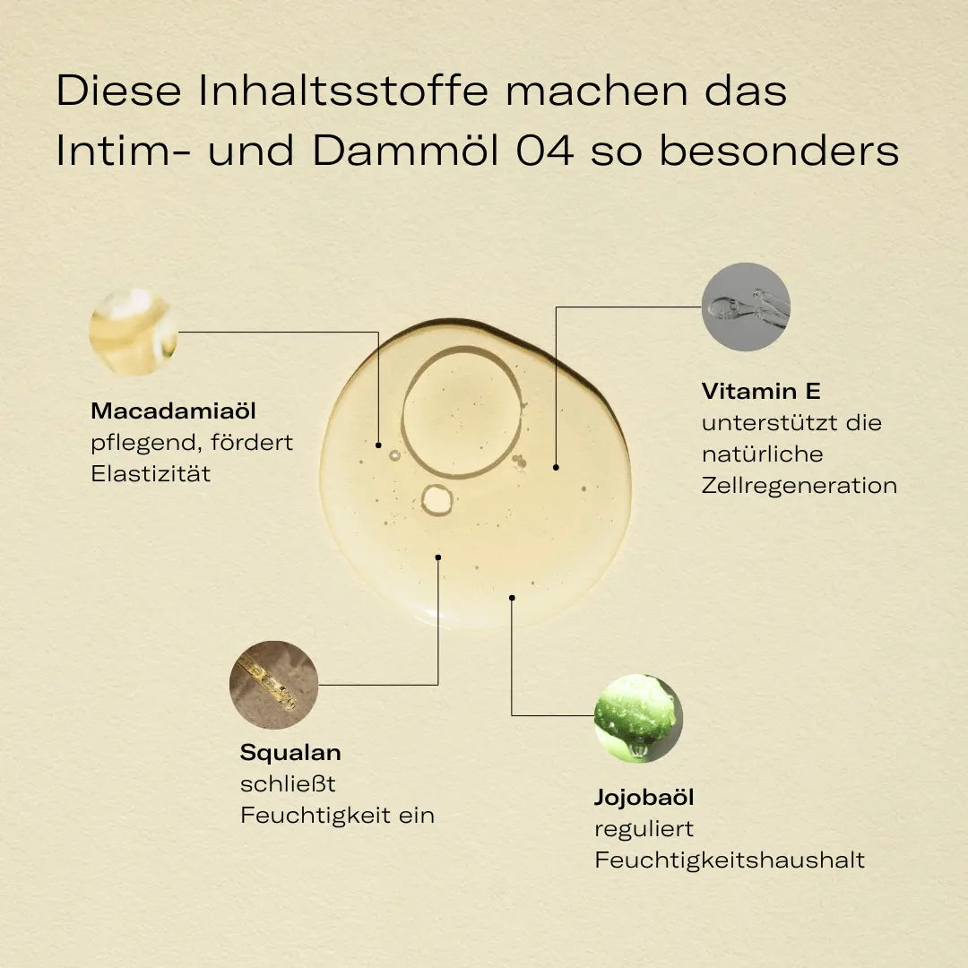 Dammmassageöl Inhaltsstoffe