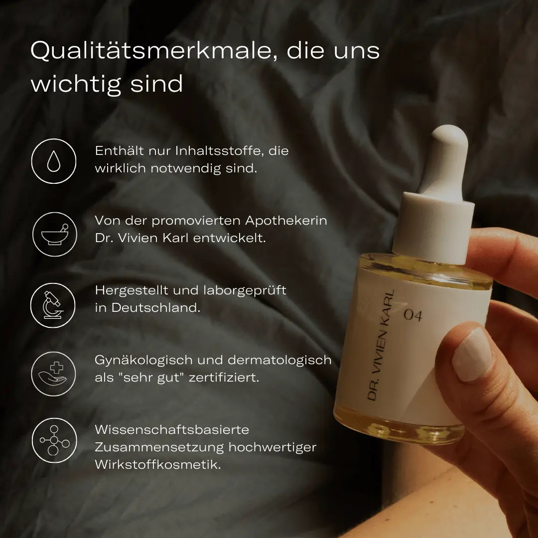Dammmassageöl Qualitätsmerkmale