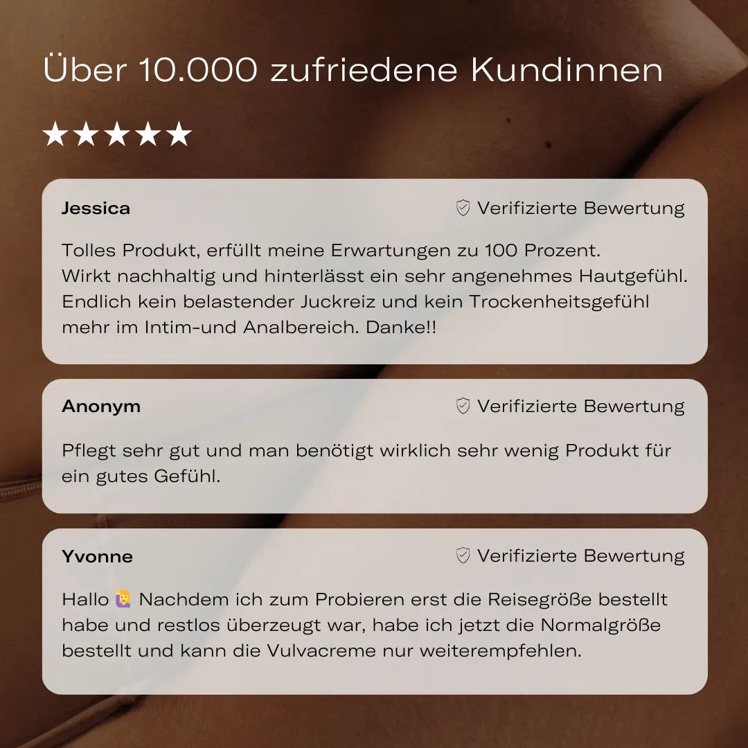Natürliche Intimcreme 01 Kundenfeedback
