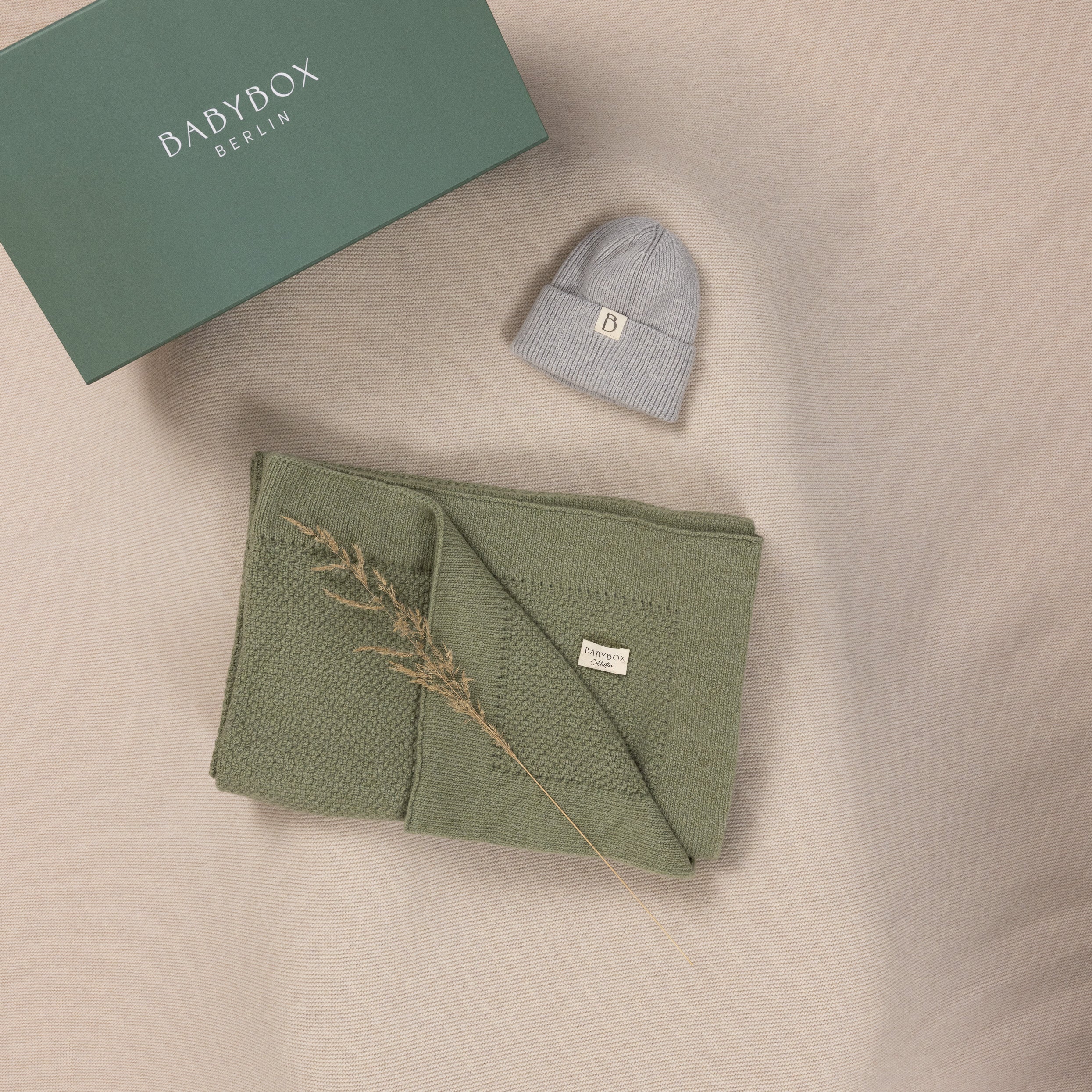 Geschenkbox Merino Cozy Duo (Dusty Green)