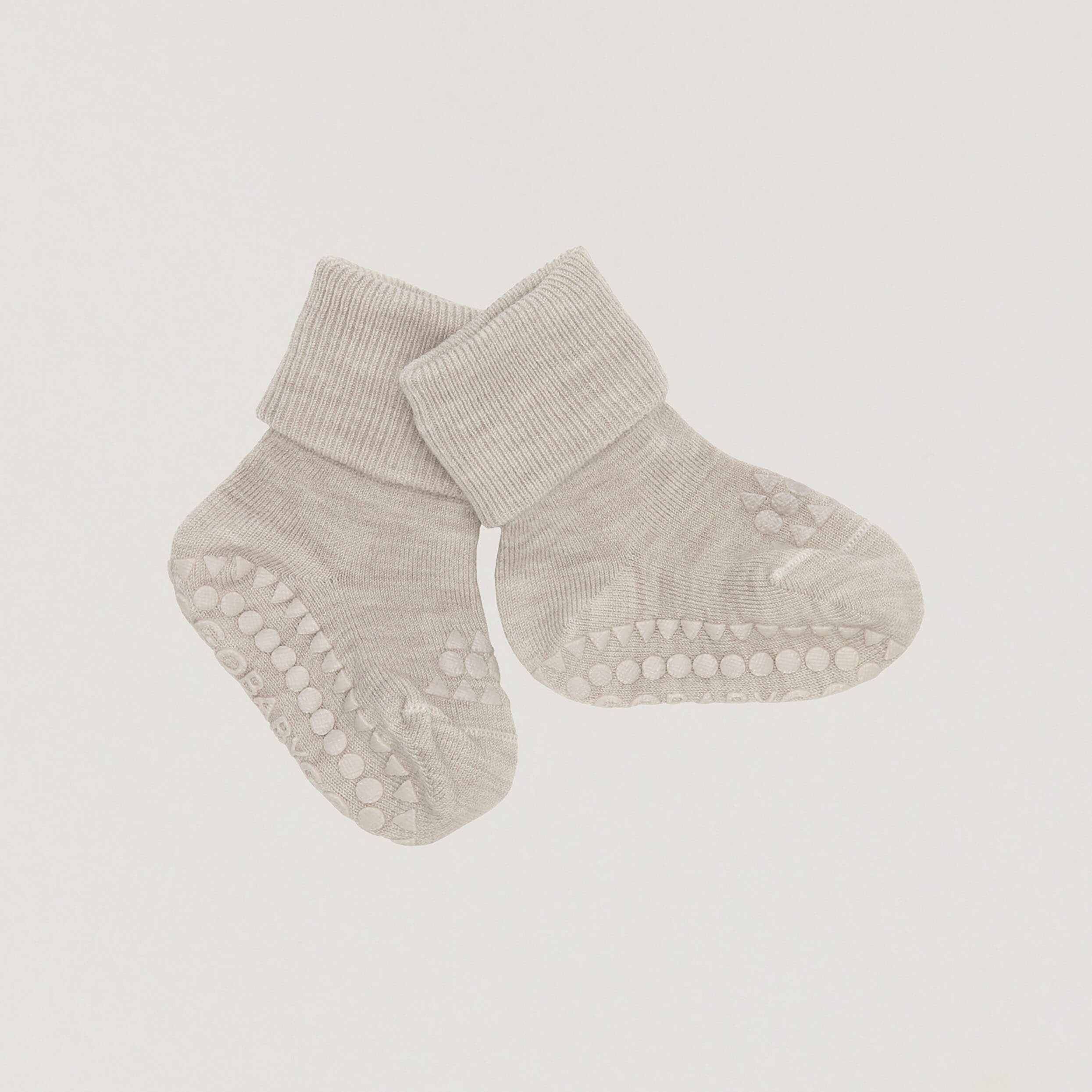 Produktfoto Anti-Rutsch-Socken aus Wolle von Go Baby Go in Sand
