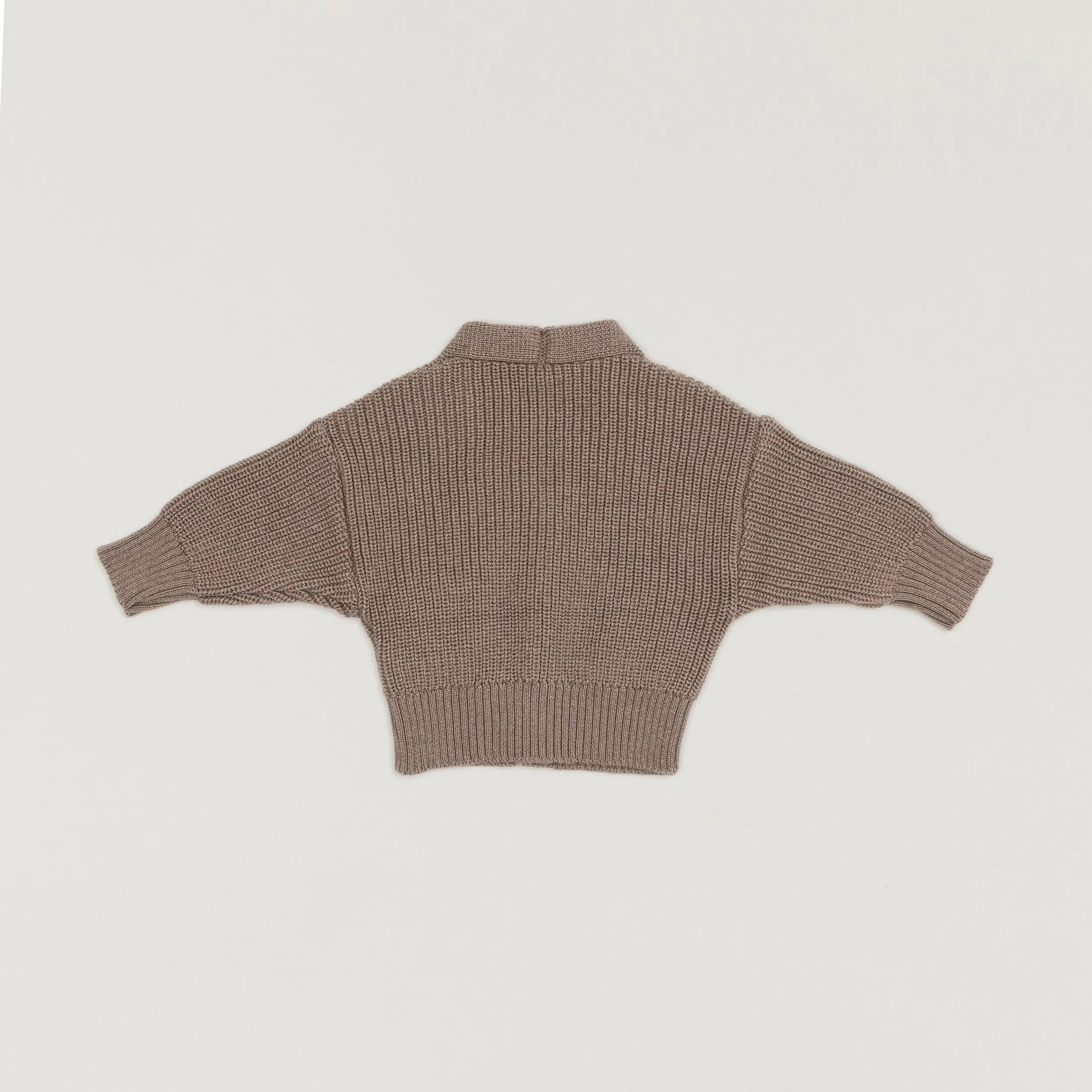 Grobstrick-Cardigan aus Wolle Halfen