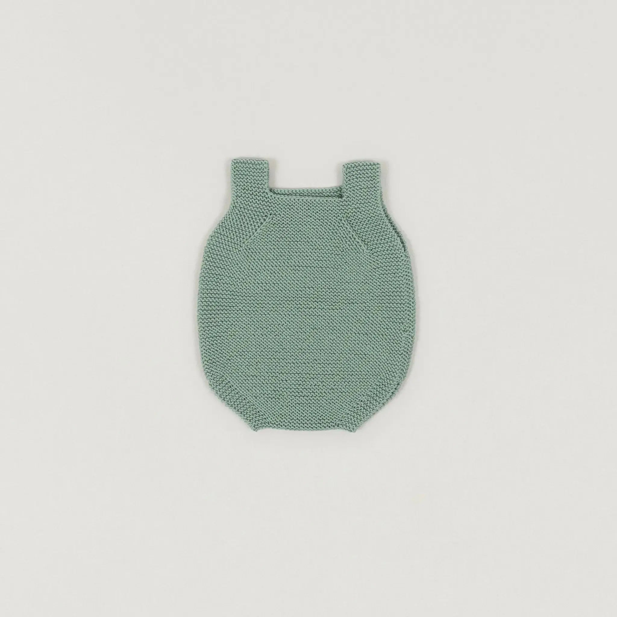 #HIDDEN Handgestrickter Romper aus Wolle in Auslauffarben BabyBox Collection Handmade
