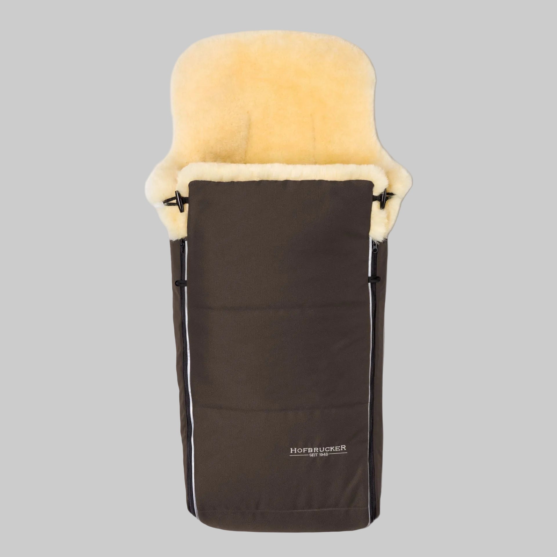 Hofbrucker Lammfellfussack Esikmo Braun