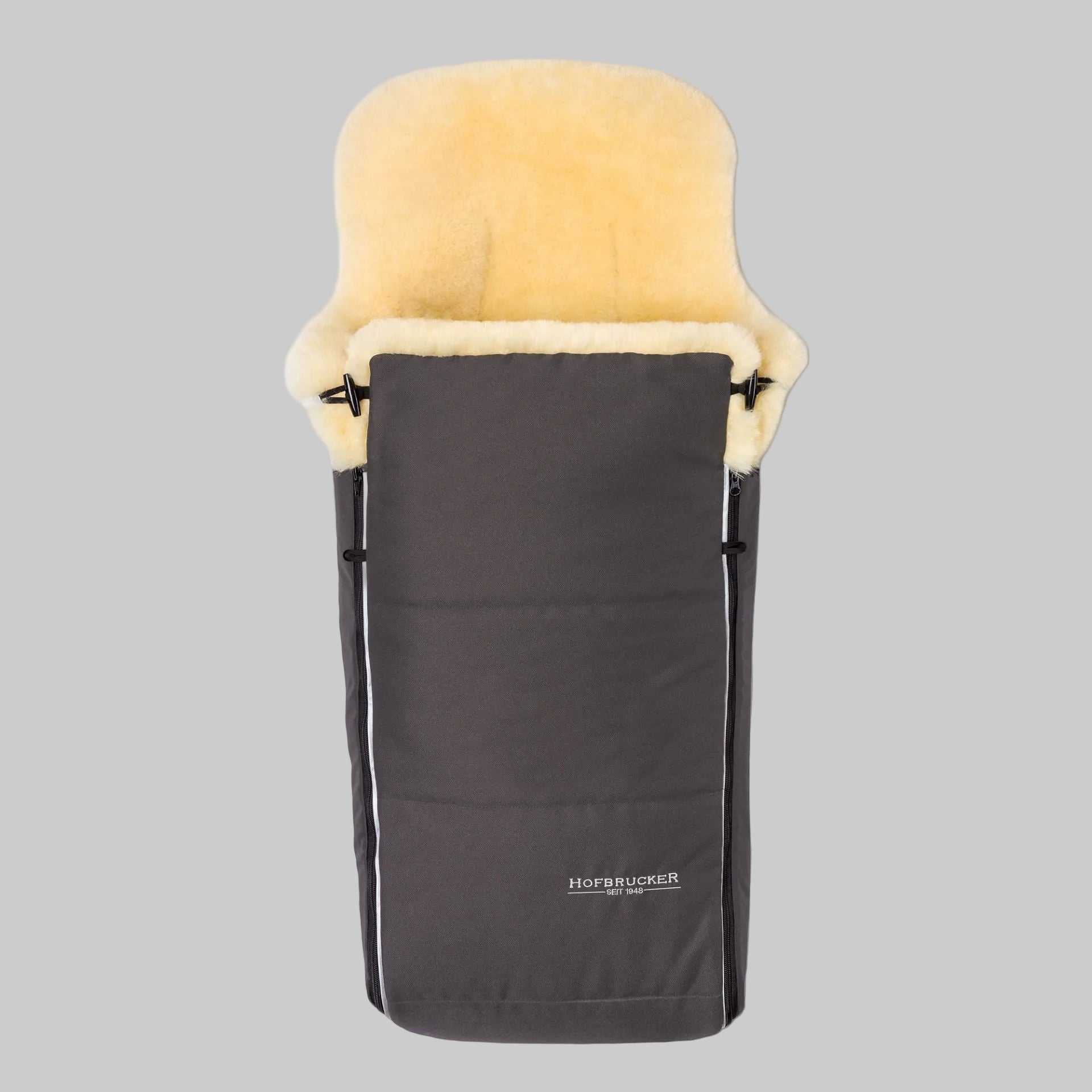 Hofbrucker Lammfellfussack Esikmo Grau