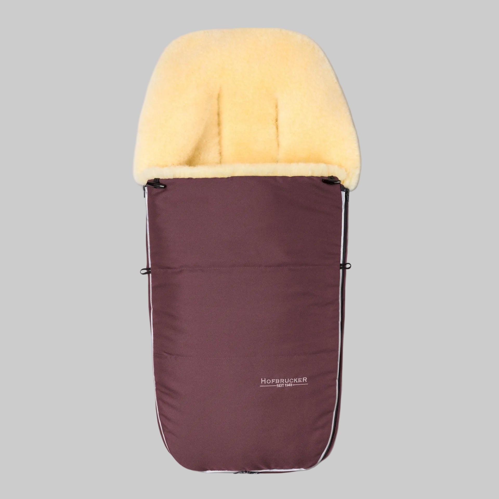 Hofbrucker Fusssack Lammfell Polaris Silber