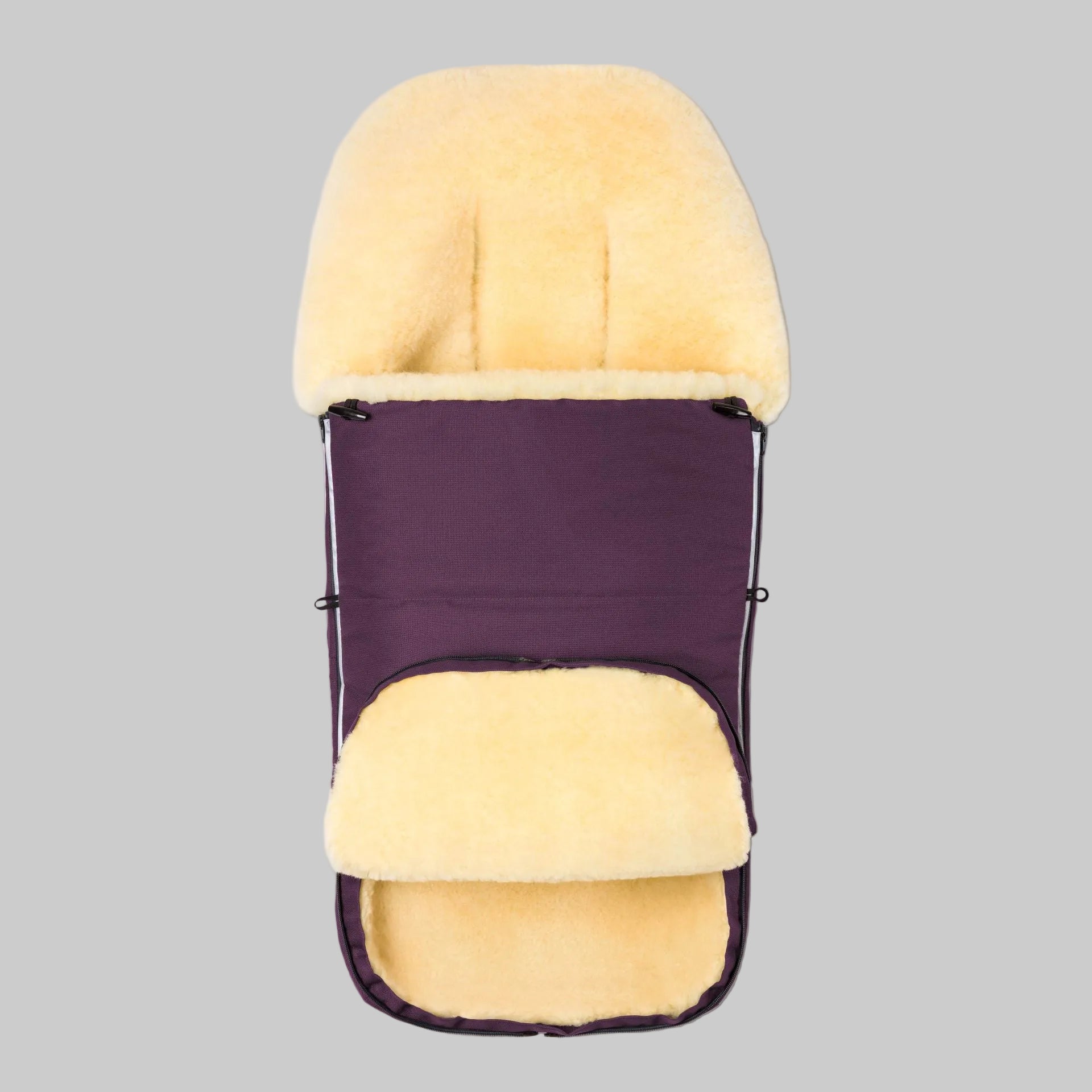 Hofbrucker Fusssack Lammfell Polaris Pflaume