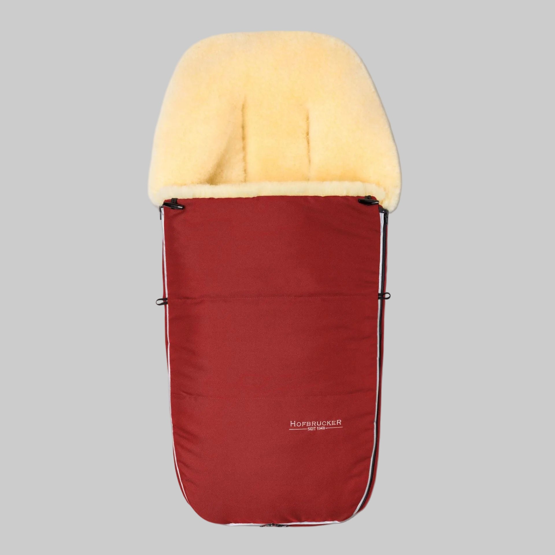 Hofbrucker Fusssack Lammfell Polaris Rot