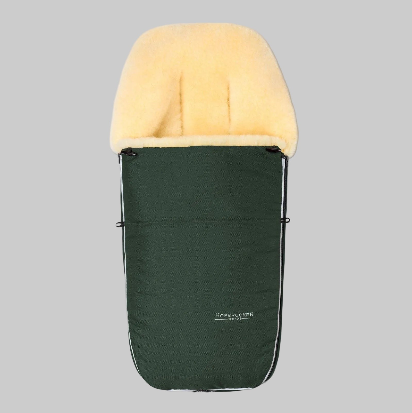Hofbrucker Fusssack Lammfell Polaris Tannengruen
