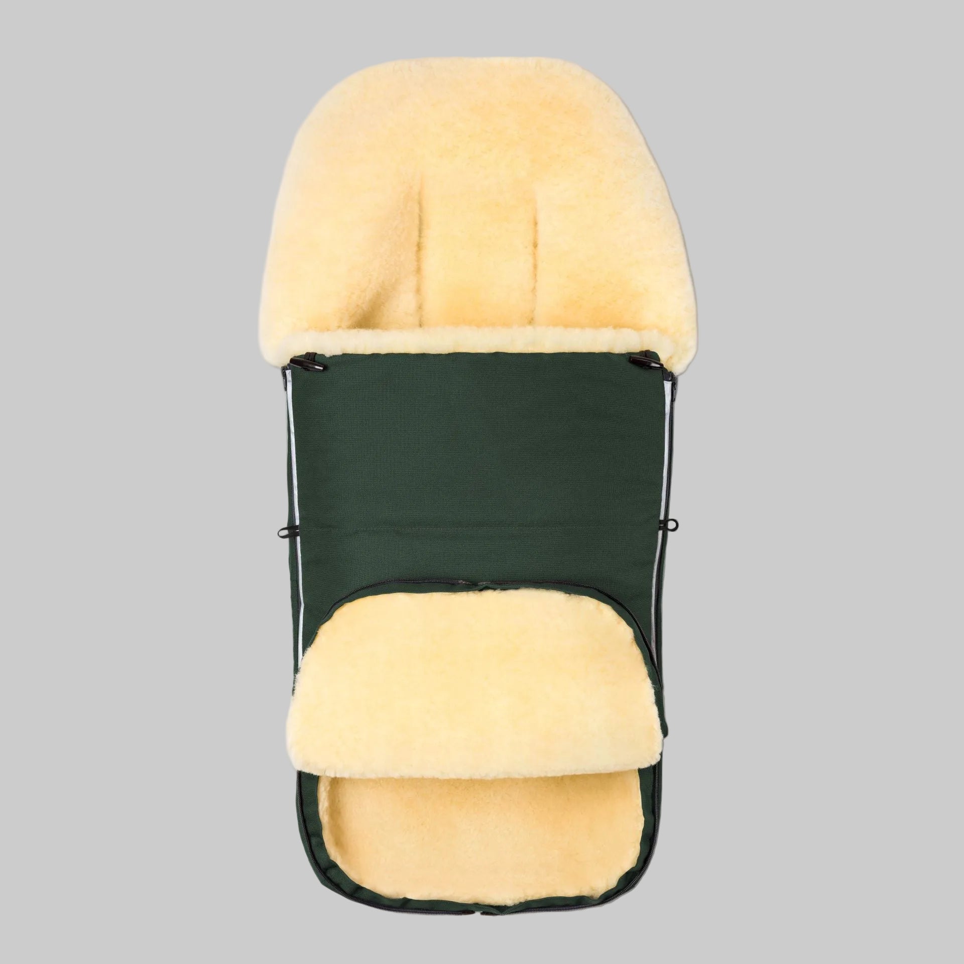 Hofbrucker Fusssack Lammfell Polaris Tannengruen