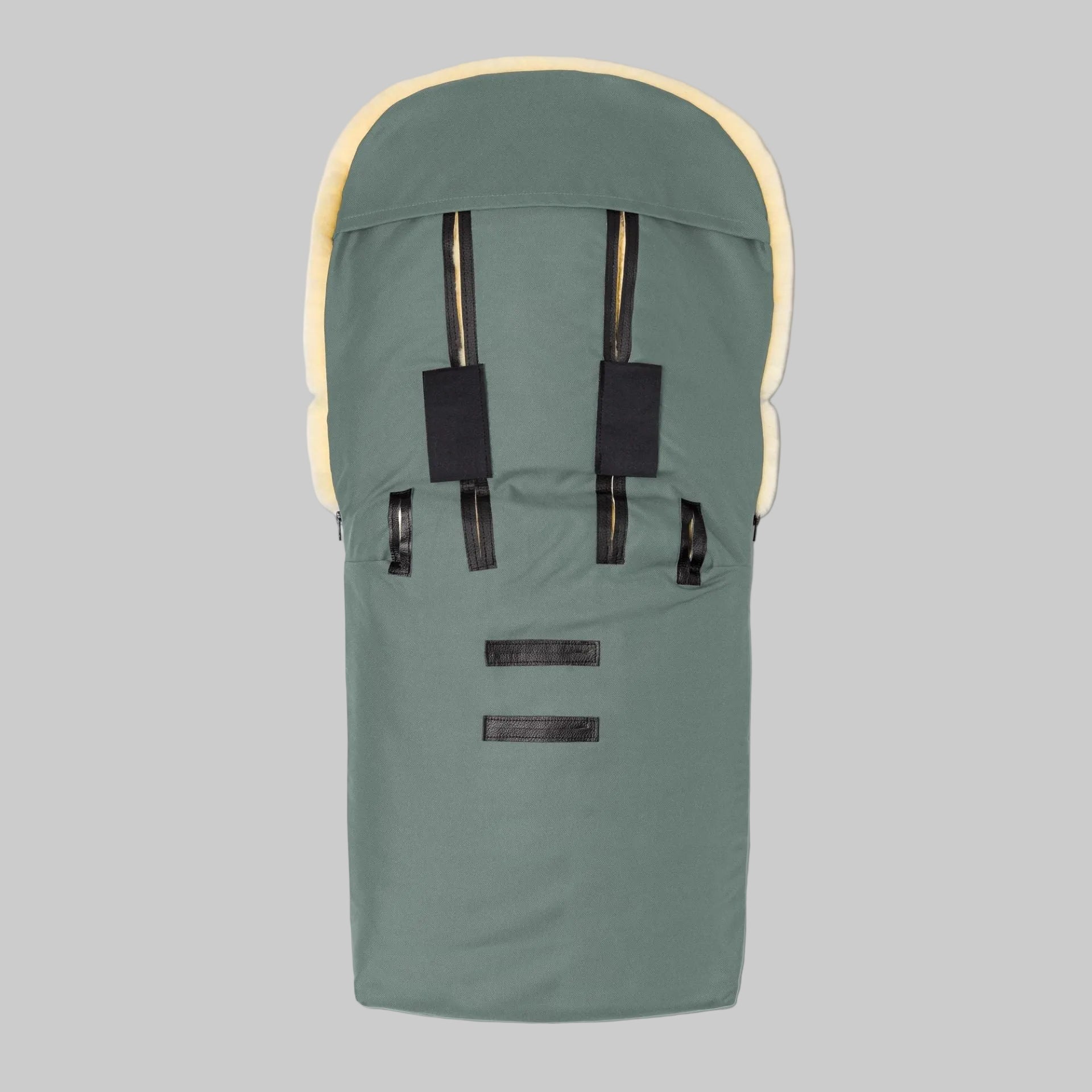 Hofbrucker Lammfell Fußsack lindgrün