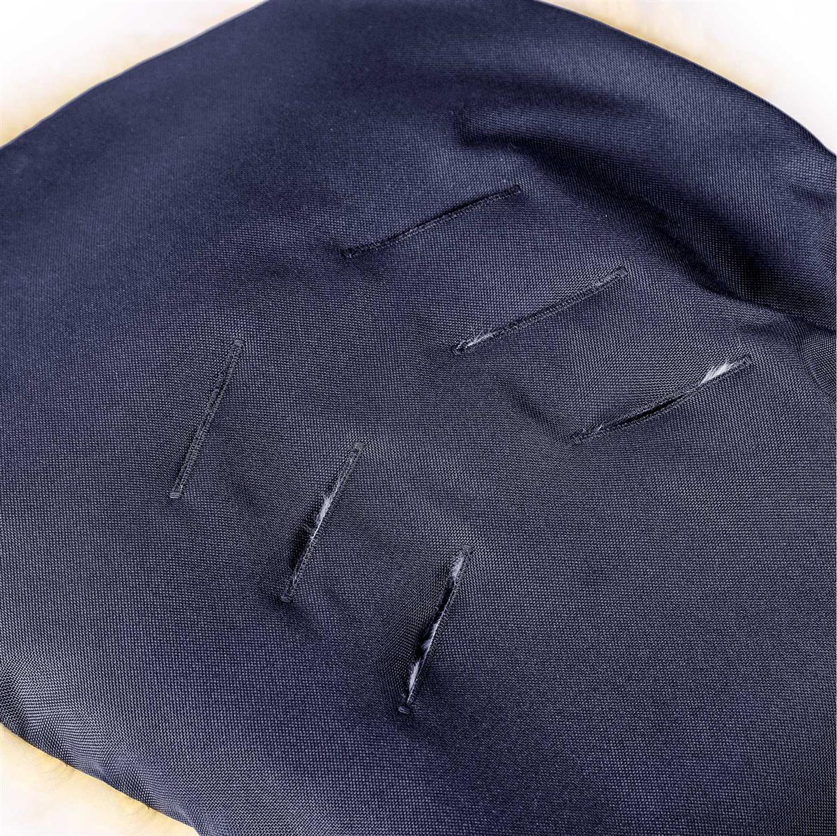 Hofbrucker Lammfell Fusssack Autoschale Navy