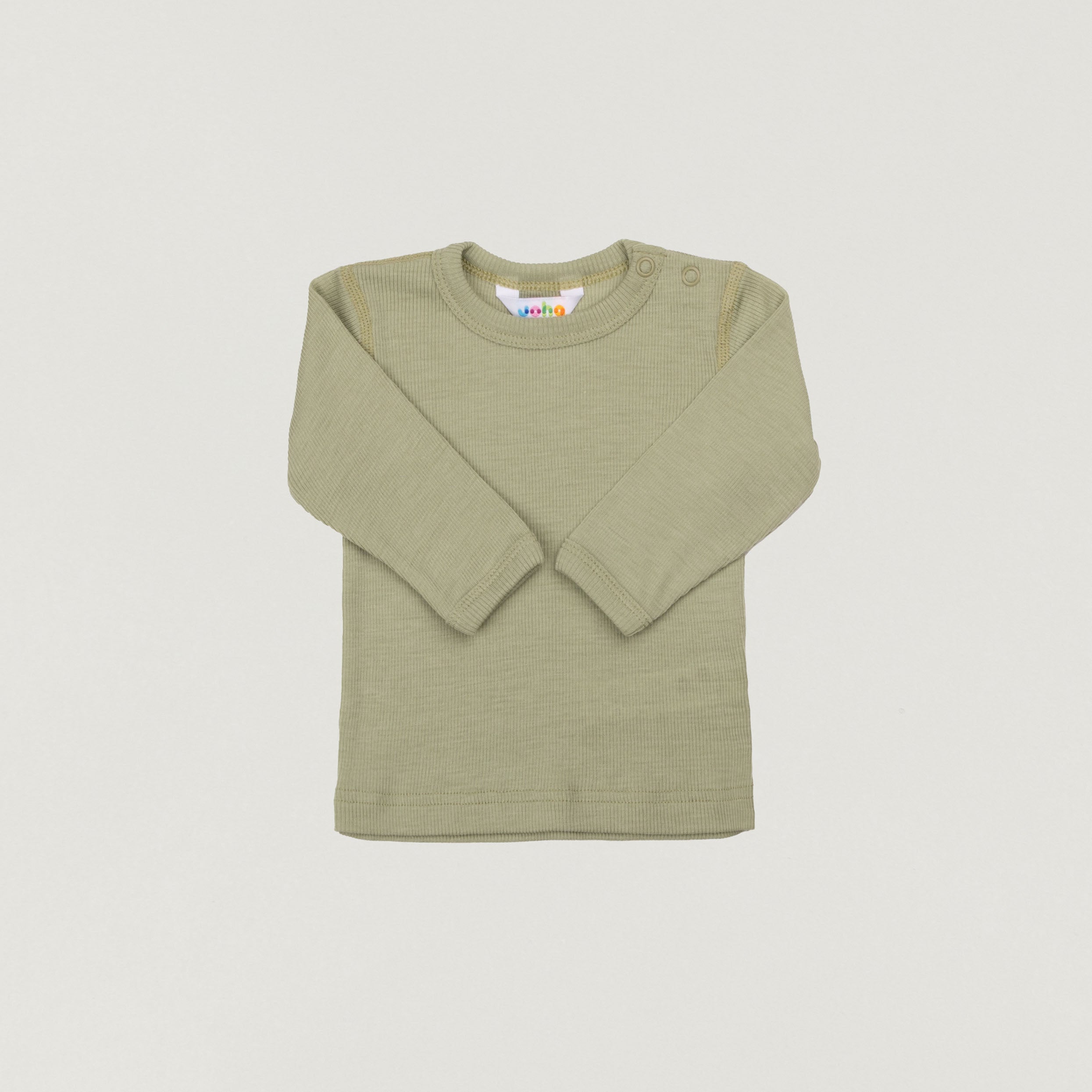 Baby Longsleeve Wool Silk Soft Fine Rib
