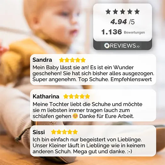 Sissi Rasche X Lieblinge® | Limited Edition Barfuß Lauflernschuh kahki 5 Sterne Bewertungen