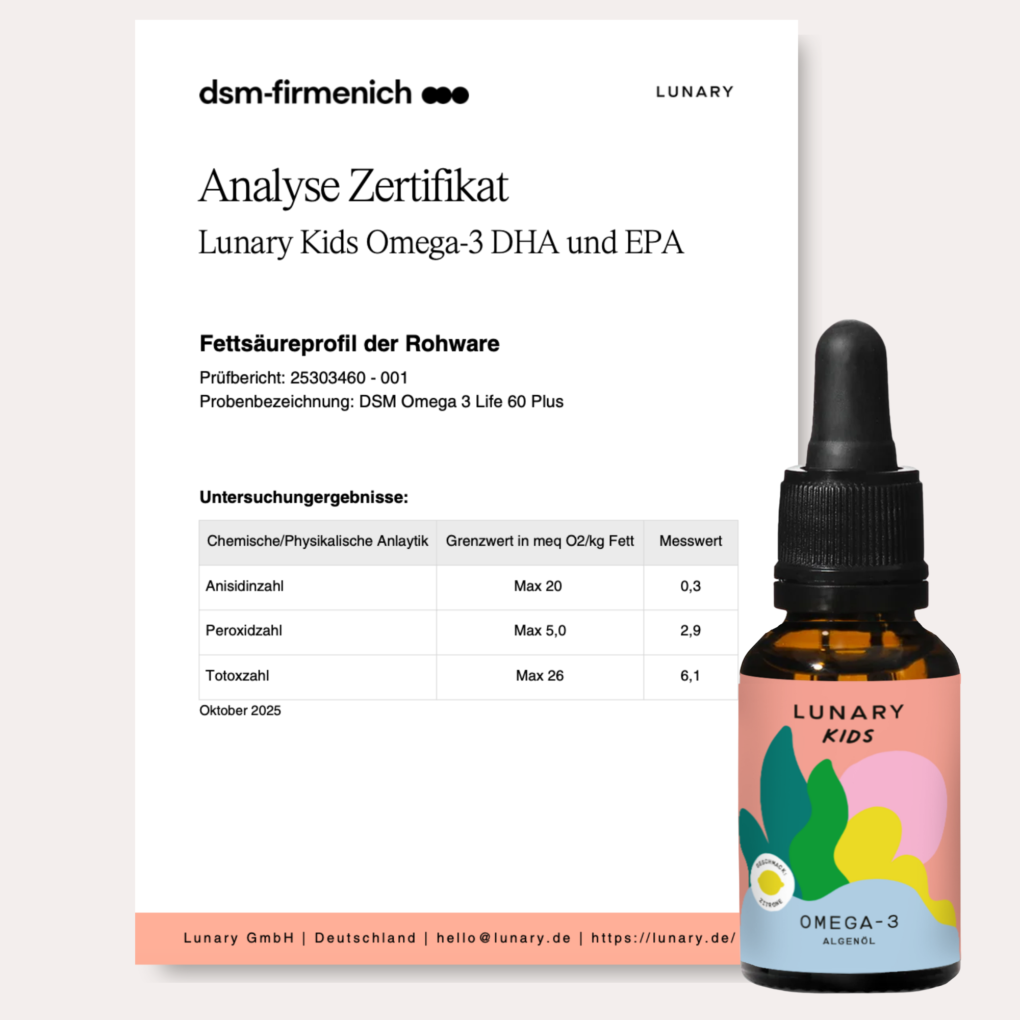 Lunary Kids Vitamin D3 + K2 + Omega +3