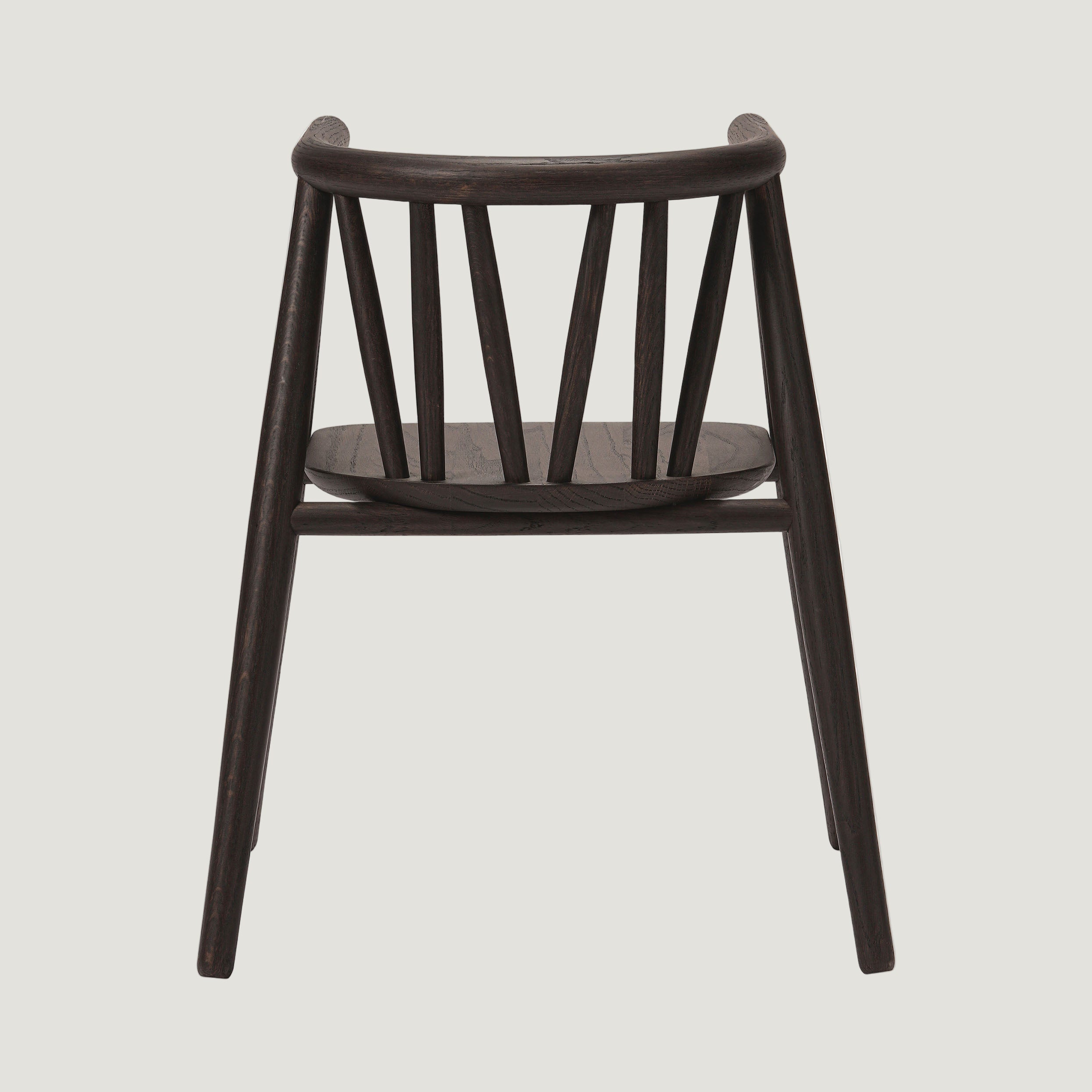 Kinderstuhl Oaklings in Smoked Oak von hinten