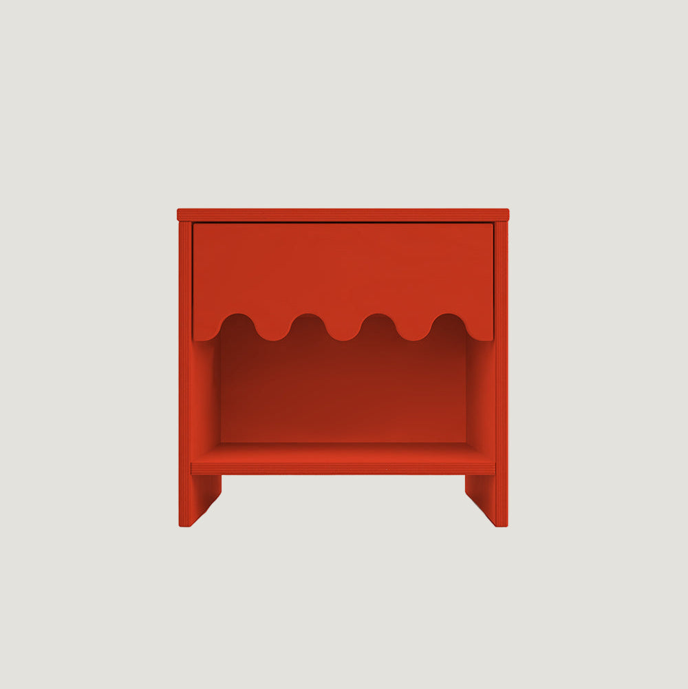 Oeuf Moss-Nightstand Red
