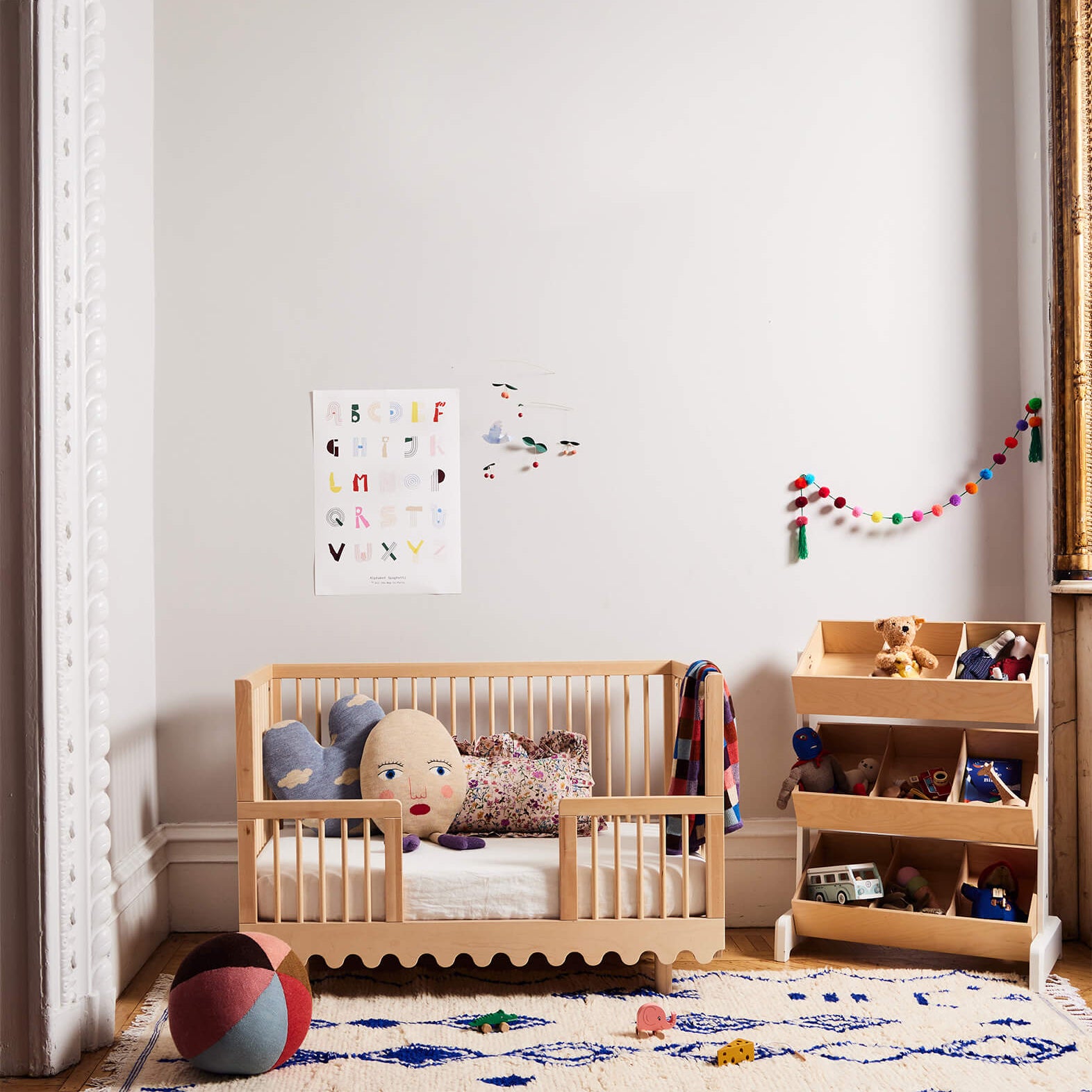 Oeuf Moss Crib Birke Natur Mood