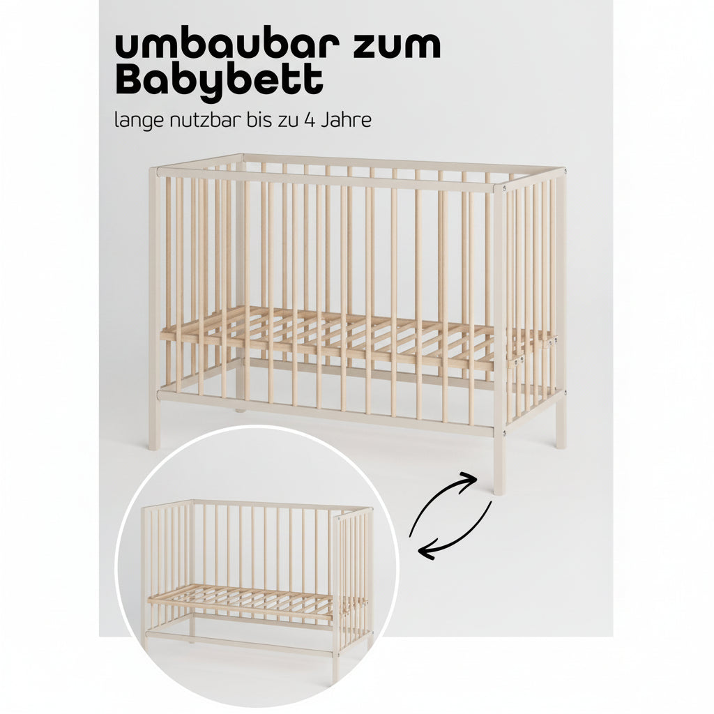 Sämann Beistellbett Sahara Natur