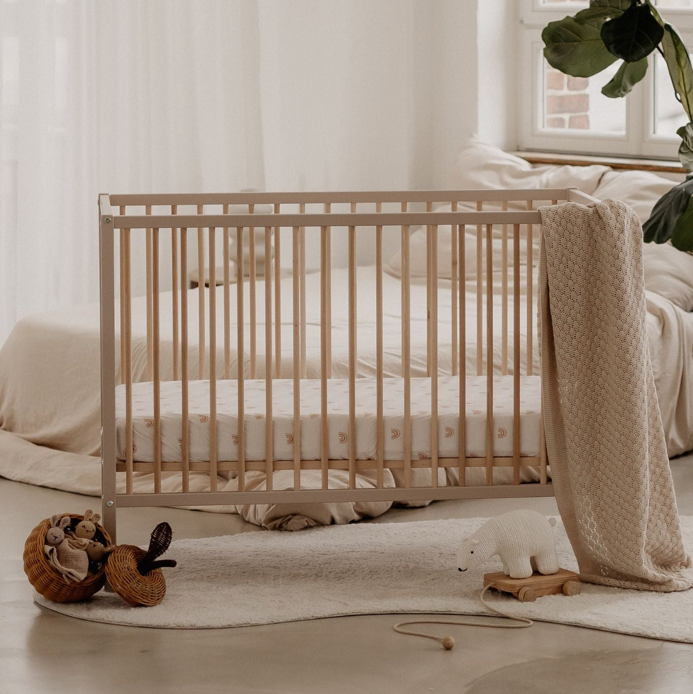 Sämann Beistellbett Sahara Natur