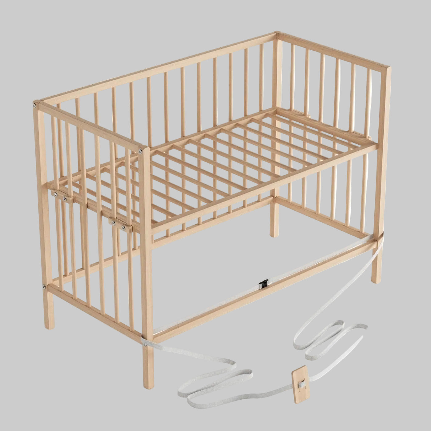 Saemann Beistellbett natur