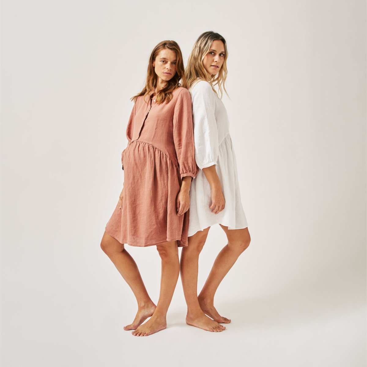 The Linen Shirt Dress - Terracotta