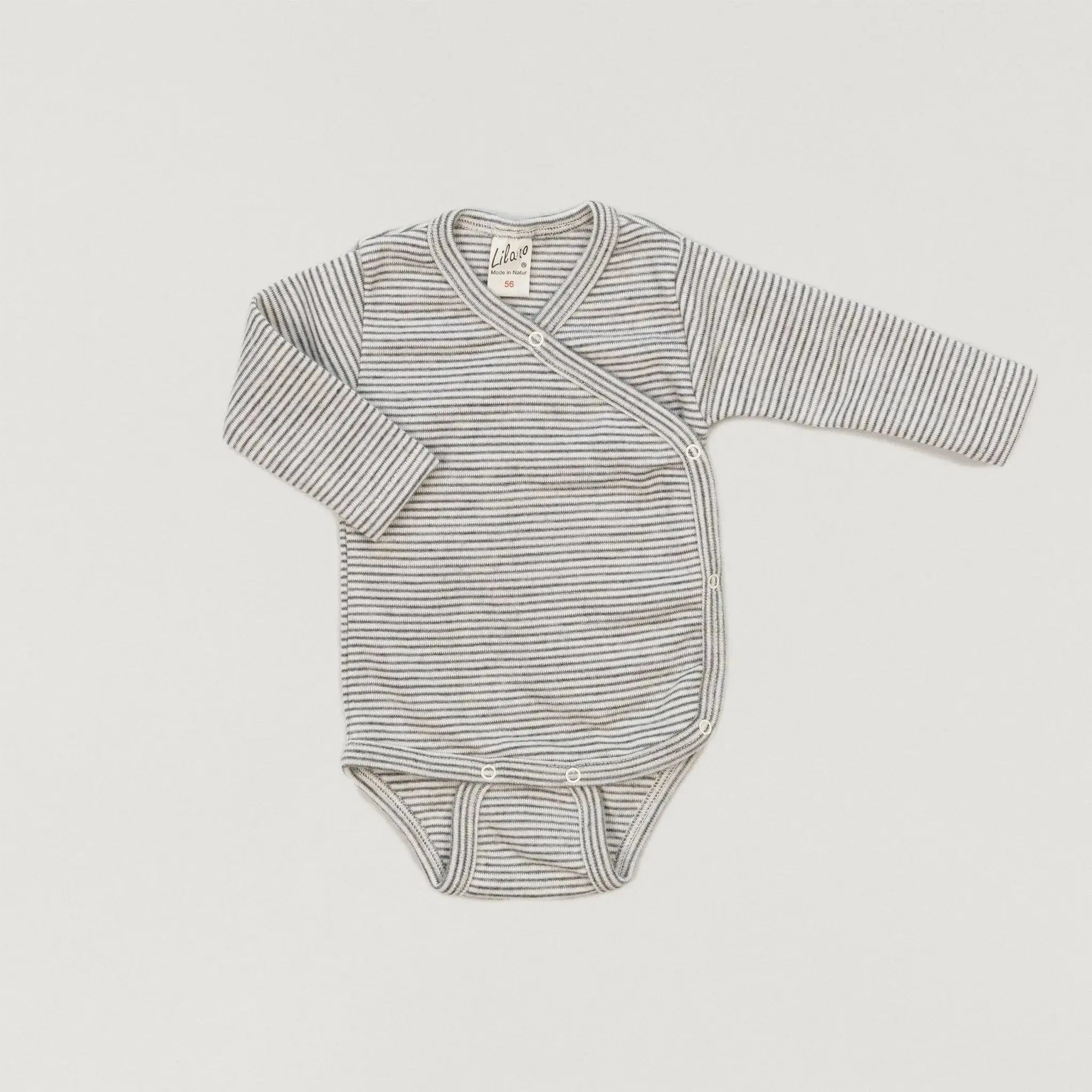 Wickelbody aus Wolle & Seide | Lilano