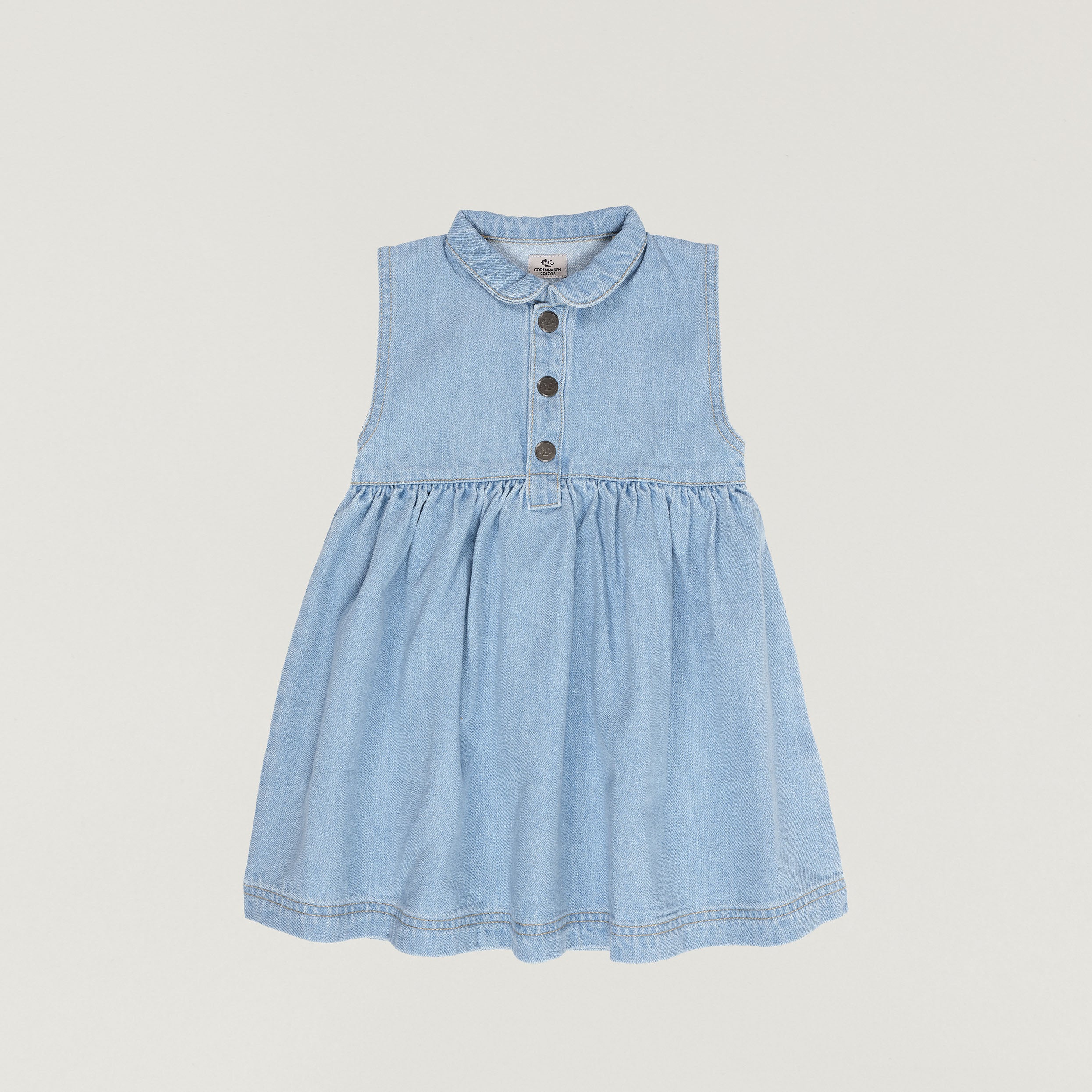 Jeans Kleid mit Kragen