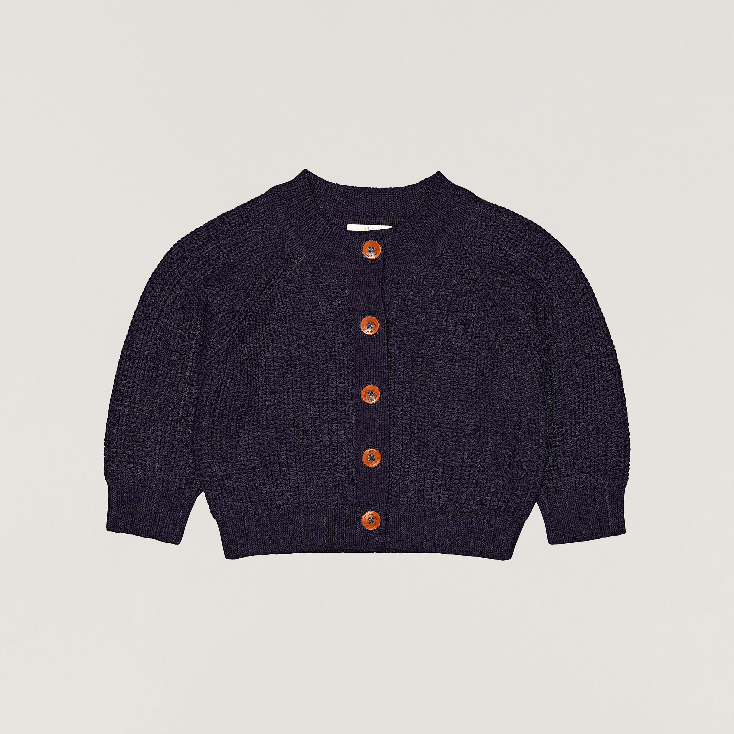 Grobstrick Cardigan Baumwolle