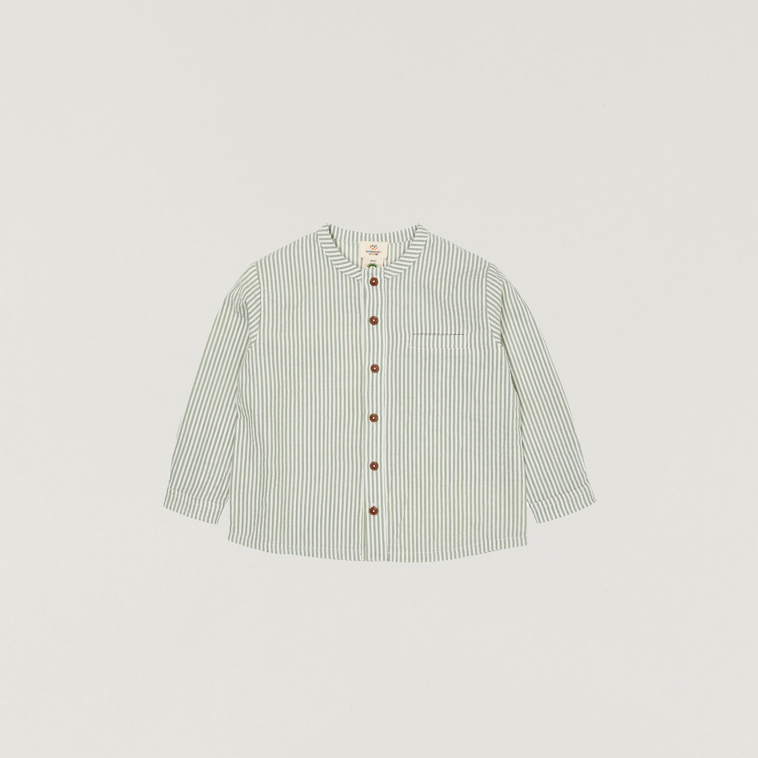 Seersucker Shirt gestreift