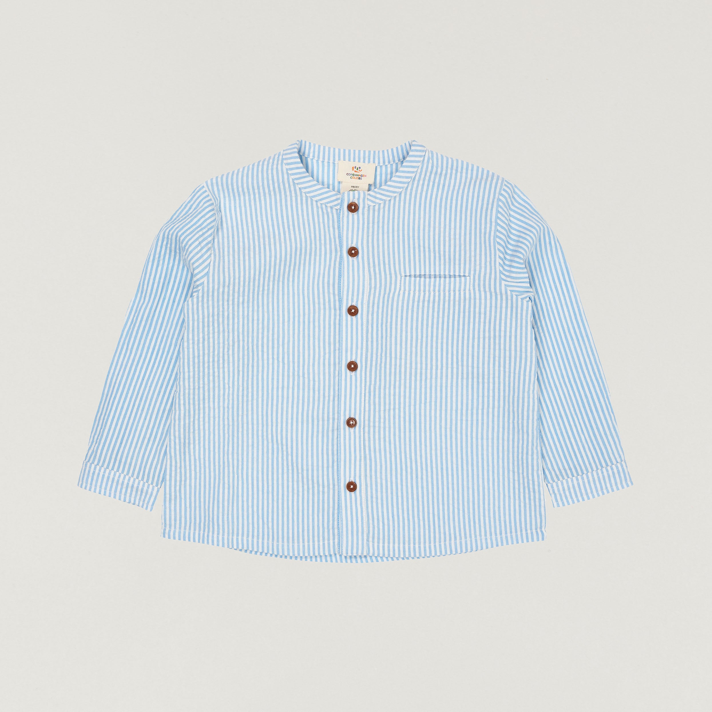 Seersucker Shirt gestreift