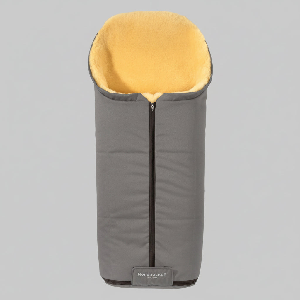 Hofbrucker Lammfell Fusssack Iglu Silber
