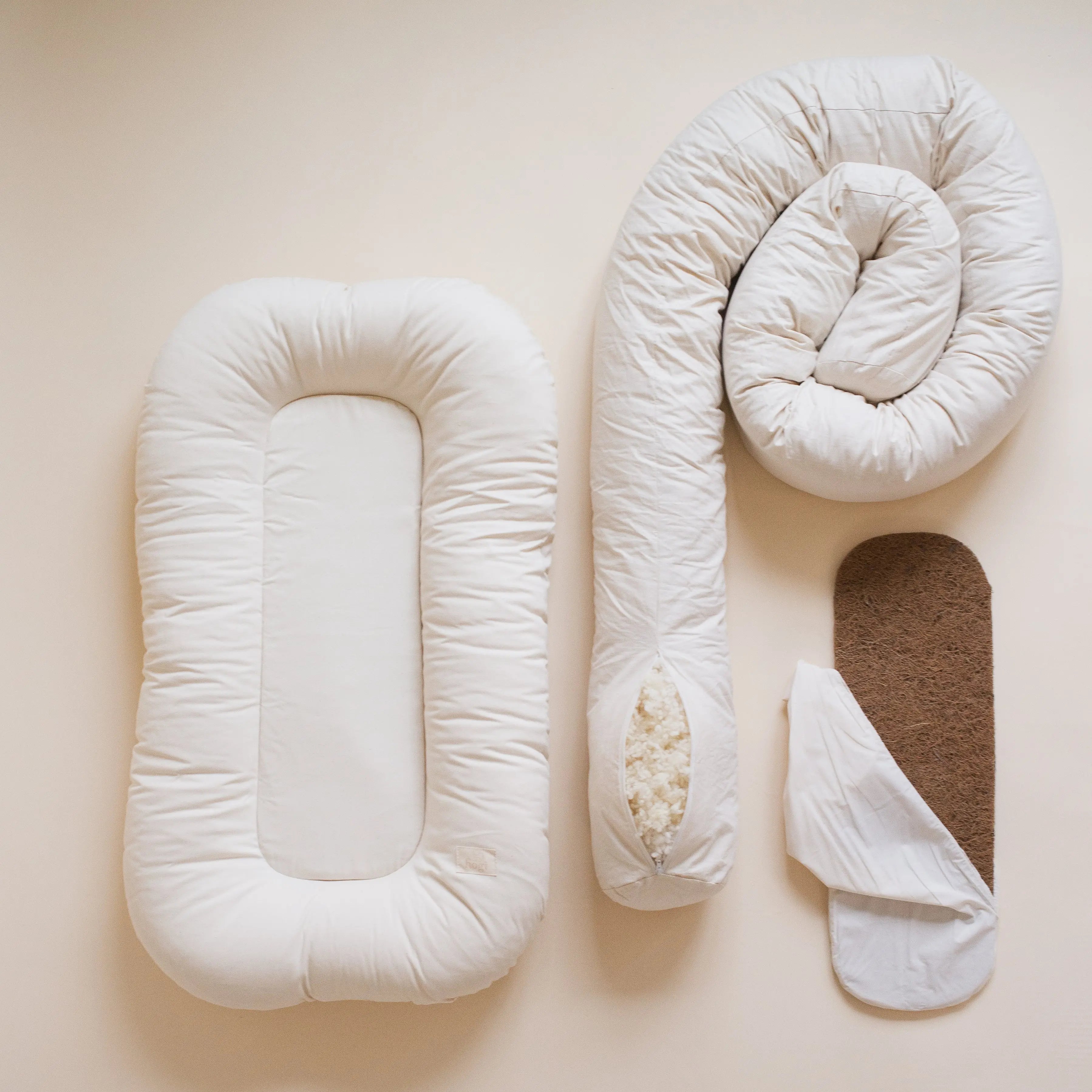 hogi organic Baby Nest 'sand natur' Babybox and Family